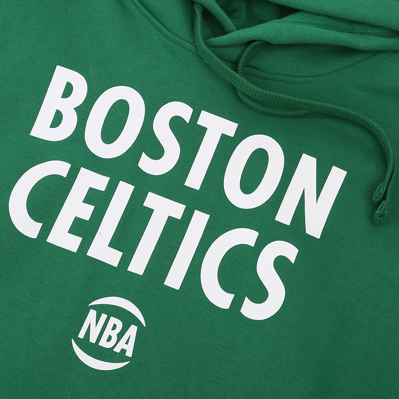 мужская зеленая толстовка Nike NBA Boston Celtics City Edition Logo Hoodie CN2531-312 - цена, описание, фото 2